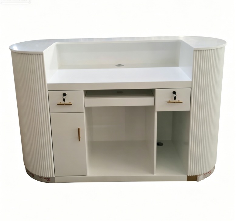 Spa - Salon Vintage Modern Reception Desk - Image 2
